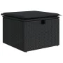 Juego de sofás jardín 4 pzas con cojines ratán sintético negro by , Garden sets - Ref: Foro24-3325251, Price: 260,80 €, Disco...