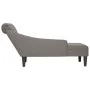 Tumbona con almohada y reposabrazo derecho tela gris taupe von , Tagesbetten - Ref: Foro24-4009768, Preis: 134,06 €, Rabatt: %