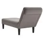 Tumbona con almohada y reposabrazo derecho tela gris taupe von , Tagesbetten - Ref: Foro24-4009768, Preis: 134,06 €, Rabatt: %