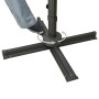 Auslegerschirm mit Doppeldach himmelblau 400x300 cm von vidaXL, Sonnenschirme - Ref: Foro24-312379, Preis: 291,22 €, Rabatt: %