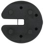Placas de peso para cenador 4 uds hormigón negro 220x50 mm de vidaXL, Pesos para cenadores - Ref: Foro24-45210, Precio: 38,09...