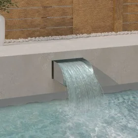 Gartenwasserfall 304 Edelstahl 30x34x14 cm von vidaXL, Brunnen und Wasserfälle - Ref: Foro24-148875, Preis: 45,11 €, Rabatt: %