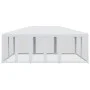 Carpa para fiestas con 10 paredes de malla HDPE blanco 6x4 m by , Tents and gazebos - Ref: Foro24-4010066, Price: 161,40 €, D...