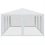 Carpa para fiestas con 10 paredes de malla HDPE blanco 6x4 m by , Tents and gazebos - Ref: Foro24-4010066, Price: 161,40 €, D...