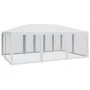 Carpa para fiestas con 10 paredes de malla HDPE blanco 6x4 m by , Tents and gazebos - Ref: Foro24-4010066, Price: 161,40 €, D...