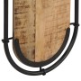 Percheros de pared 4 ganchos 2 uds madera maciza mango rugosa von , Hut- und Garderobenständer - Ref: Foro24-4013503, Preis: ...