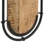 Percheros de pared 4 ganchos 2 uds madera maciza mango rugosa by , Hat and coat racks - Ref: Foro24-4013503, Price: 134,14 €,...