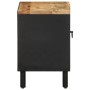 Mueble de TV madera maciza de mango rugosa negro 80x33,5x46 cm von , CD- und DVD-Speicher - Ref: Foro24-4018643, Preis: 69,44...