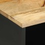 Mueble de TV madera maciza de mango rugosa negro 80x33,5x46 cm von , CD- und DVD-Speicher - Ref: Foro24-4018643, Preis: 69,44...