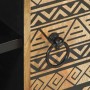 Mueble de TV madera maciza de mango rugosa negro 80x33,5x46 cm von , CD- und DVD-Speicher - Ref: Foro24-4018643, Preis: 69,44...