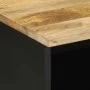 Mueble de TV madera maciza de mango rugosa negro 70x33,5x46 cm von , CD- und DVD-Speicher - Ref: Foro24-4018629, Preis: 82,29...