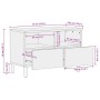 Mueble de TV madera maciza de mango rugosa negro 70x33,5x46 cm von , CD- und DVD-Speicher - Ref: Foro24-4018629, Preis: 83,37...