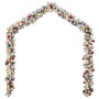 Guirnalda de Navidad con bolas y luces LED PVC verde 5 m by , Festive decorations - Ref: Foro24-4019672, Price: 38,49 €, Disc...