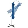 Cantilever parasol with pole and blue LED lights 250 cm by vidaXL, Umbrellas - Ref: Foro24-312325, Price: 153,48 €, Discount: %