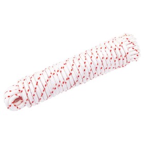 Cordón de arranque nailon blanco y rojo Ø6 mm 10 m de , Sogas y cuerdas metálicas - Ref: Foro24-4100614, Precio: 10,77 €, Des...