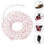 Cordón de arranque nailon blanco y rojo Ø6 mm 10 m by , Ropes and metal cords - Ref: Foro24-4100614, Price: 10,56 €, Discount: %