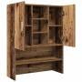 Armario de lavadora madera envejecida 70,5x25,5x90 cm von , Zubehör für Waschmaschinen und Trockner - Ref: Foro24-856637, Pre...