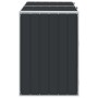 Cobertizo contenedor doble basura acero antracita 144x81x113 cm von , Halterungen für Abfallbehälter - Ref: Foro24-4006177, P...