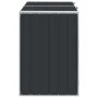 Cobertizo contenedor doble basura acero antracita 144x81x113 cm by , Waste container supports - Ref: Foro24-4006177, Price: 1...