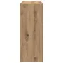 Aparador con LED madera ingeniería roble artisan 115,5x30x75 cm by , Sideboards - Ref: Foro24-856364, Price: 135,08 €, Discou...