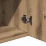 Aparador con LED madera ingeniería roble artisan 115,5x30x75 cm by , Sideboards - Ref: Foro24-856364, Price: 137,69 €, Discou...