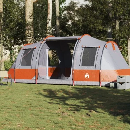 Tienda de campaña con túnel 4 personas impermeable gris naranja von , Zelte - Ref: Foro24-4009412, Preis: 205,71 €, Rabatt: %