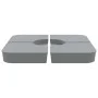 Juego bases de sombrilla 4 uds para parasol cruzado PP 100 kg by , Umbrella bases - Ref: Foro24-847447, Price: 85,76 €, Disco...