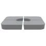 Juego bases de sombrilla 4 uds para parasol cruzado PP 100 kg by , Umbrella bases - Ref: Foro24-847447, Price: 85,76 €, Disco...
