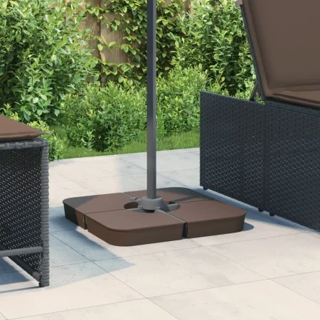 Juego bases de sombrilla 4 uds para parasol cruzado PP 100 kg by , Umbrella bases - Ref: Foro24-847445, Price: 85,76 €, Disco...