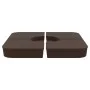 Juego bases de sombrilla 4 uds para parasol cruzado PP 100 kg by , Umbrella bases - Ref: Foro24-847445, Price: 85,76 €, Disco...
