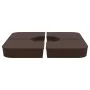 Juego bases de sombrilla 4 uds para parasol cruzado PP 100 kg by , Umbrella bases - Ref: Foro24-847445, Price: 85,76 €, Disco...