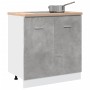 Armario debajo fregadero madera contrachapada gris 80x46x81,5cm von , Küchenschränke - Ref: Foro24-856076, Preis: 54,38 €, Ra...