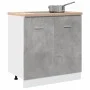 Armario debajo fregadero madera contrachapada gris 80x46x81,5cm von , Küchenschränke - Ref: Foro24-856076, Preis: 53,74 €, Ra...