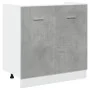 Armario debajo fregadero madera contrachapada gris 80x46x81,5cm von , Küchenschränke - Ref: Foro24-856076, Preis: 53,74 €, Ra...