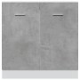 Armario debajo fregadero madera contrachapada gris 80x46x81,5cm von , Küchenschränke - Ref: Foro24-856076, Preis: 54,38 €, Ra...