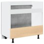 Armario debajo fregadero madera contrachapada gris 80x46x81,5cm von , Küchenschränke - Ref: Foro24-856076, Preis: 54,38 €, Ra...