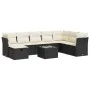 Set de sofás de jardín con cojines 9 pzas ratán sintético negro by , Garden sets - Ref: Foro24-3325342, Price: 520,92 €, Disc...