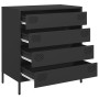 Aparador de acero laminado en frío negro 68x39x73,5 cm by , Sideboards - Ref: Foro24-851286, Price: 124,07 €, Discount: %