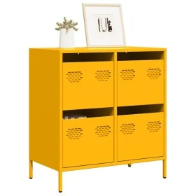 Aparador acero laminado en frío amarillo mostaza 68x39x73,5 cm von , Sideboards - Ref: Foro24-851259, Preis: 135,37 €, Rabatt: %
