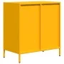 Aparador acero laminado en frío amarillo mostaza 68x39x73,5 cm by , Sideboards - Ref: Foro24-851259, Price: 135,47 €, Discoun...