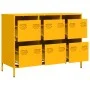 Aparador acero laminado frío amarillo mostaza 101,5x39x73,5 cm von , Sideboards - Ref: Foro24-851265, Preis: 178,97 €, Rabatt: %
