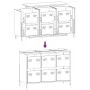 Aparador acero laminado frío amarillo mostaza 101,5x39x73,5 cm von , Sideboards - Ref: Foro24-851265, Preis: 178,97 €, Rabatt: %