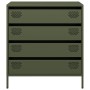 Aparador de acero laminado en frío verde oliva 68x39x73,5 cm von , Sideboards - Ref: Foro24-851290, Preis: 97,28 €, Rabatt: %