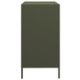 Aparador de acero laminado en frío verde oliva 68x39x73,5 cm von , Sideboards - Ref: Foro24-851290, Preis: 97,28 €, Rabatt: %