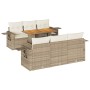 Set sofás de jardín 7 piezas y cojines ratán sintético beige von , Gartensets - Ref: Foro24-3327110, Preis: 606,57 €, Rabatt: %