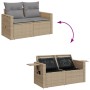 Juego de sofás jardín con cojines 6 pzas ratán sintético beige von , Gartensets - Ref: Foro24-3327104, Preis: 517,30 €, Rabat...