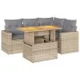 Juego de sofás jardín con cojines 5 pzas ratán sintético beige by , Garden sets - Ref: Foro24-3327034, Price: 423,45 €, Disco...