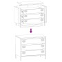 Aparador de acero laminado en frío negro 68x39x58,5 cm by , Sideboards - Ref: Foro24-851292, Price: 80,04 €, Discount: %