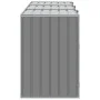 Cobertizo de 3 contenedores basura acero gris 216x81x115 cm by , Waste container supports - Ref: Foro24-4006180, Price: 205,6...
