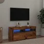 Mueble TV luces LED madera ingeniería envejecida 90x35x40 cm von , TV-Möbel - Ref: Foro24-856307, Preis: 68,53 €, Rabatt: %